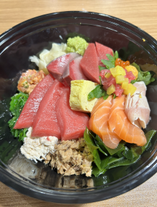 Premium Chirashi bowl ($35)